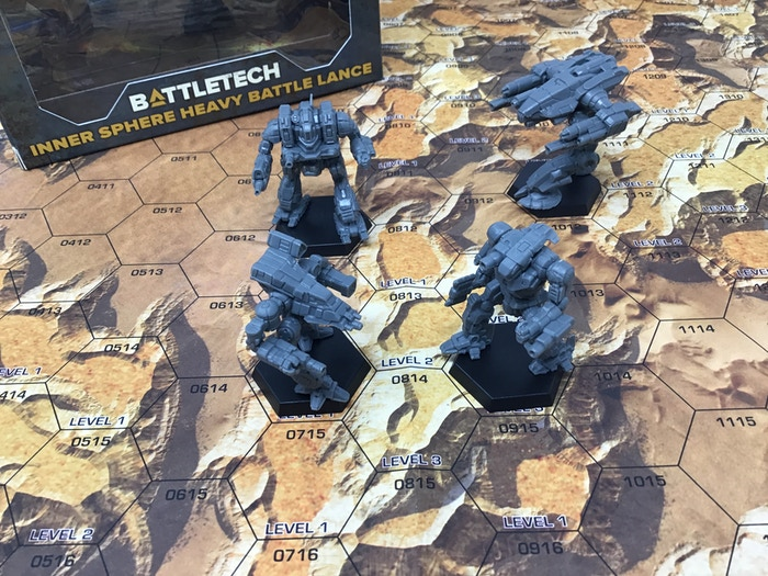 Board Games Catalyst Games - Battletech - Inner Sphere Heavy Battle Lance - Cardboard Memories Inc.