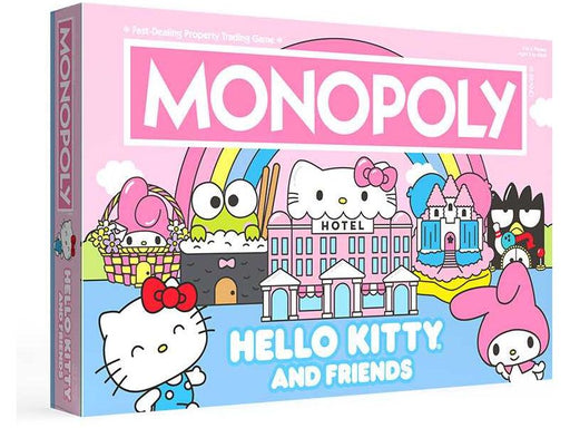Board Games Usaopoly - Monopoly - Hello Kitty and Friends - Cardboard Memories Inc.