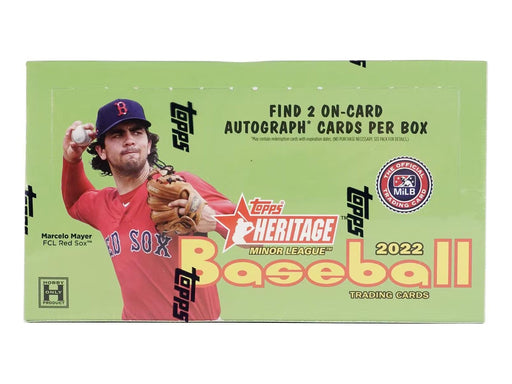 Sports Cards Topps - 2022 - Baseball - Heritage Minor League - Hobby Box - Cardboard Memories Inc.