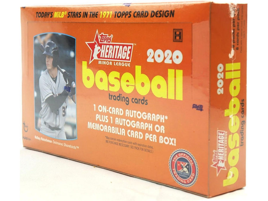 Sports Cards Topps - 2020 - Baseball - Heritage Minor League - Hobby Box - Cardboard Memories Inc.