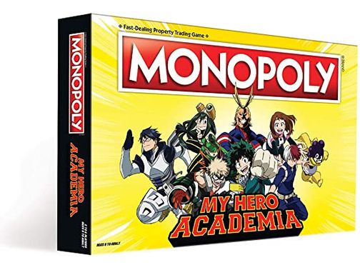 Board Games Usaopoly - Monopoly - My Hero Academia - Cardboard Memories Inc.