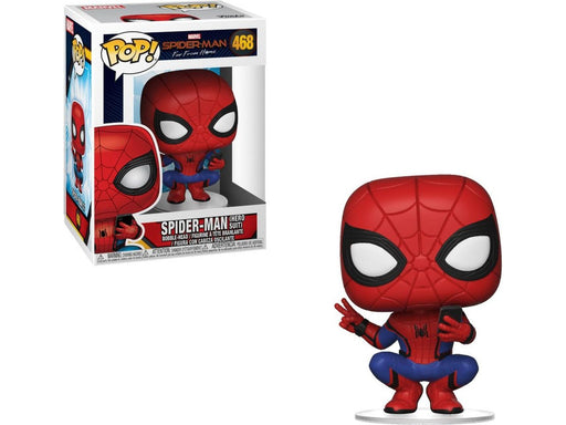 Action Figures and Toys POP! -  Movies - Marvel Spider-Man Far From Home - Spiderman in Hero Suit - Cardboard Memories Inc.