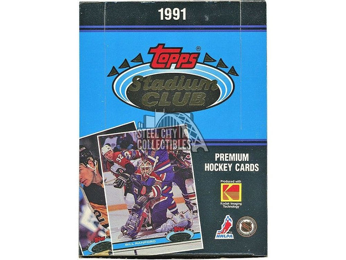 Sports Cards Topps - 1991 - Hockey - Stadium Club - Hobby Box - Cardboard Memories Inc.