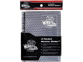 Supplies BCW - Monster - 4 Pocket Binder - Holofoil Black - Cardboard Memories Inc.