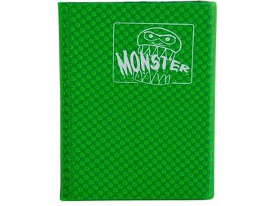 Supplies BCW - Monster - 4 Pocket Binder - Holofoil Green - Cardboard Memories Inc.