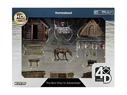 Role Playing Games Wizkids - 4D Settings - Homestead - Cardboard Memories Inc.