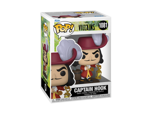 Action Figures and Toys POP! - Disney - Villains - Captain Hook - Cardboard Memories Inc.