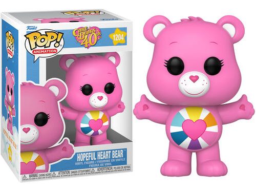 Action Figures and Toys POP! - Animation - Care Bears 40th Anniversary - Hopeful Heart Bear - Cardboard Memories Inc.