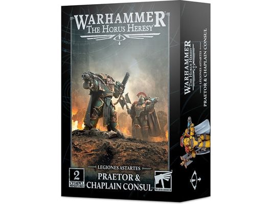 Collectible Miniature Games Games Workshop - Warhammer Horus Heresy - Legiones Astartes - Praetor & Chaplain Consul - 31-08 - Cardboard Memories Inc.