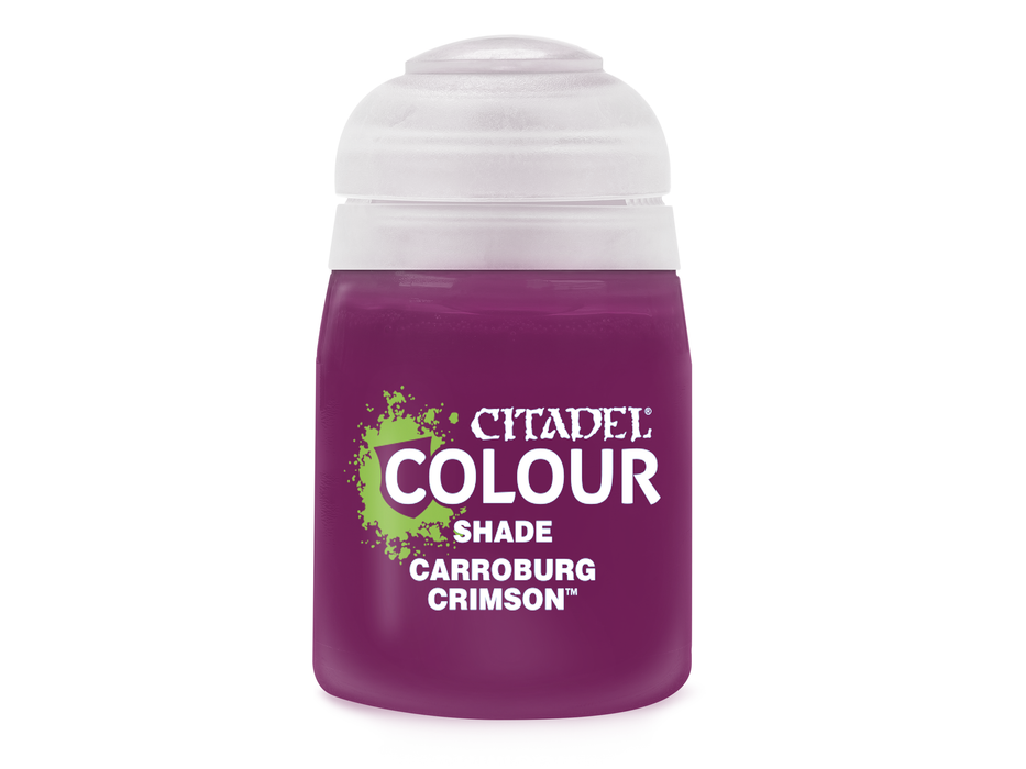 Paints and Paint Accessories Citadel Shade Paint - Carroburg Crimson - 24-13 - Cardboard Memories Inc.