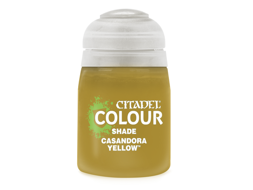 Paints and Paint Accessories Citadel Shade Paint - Casandora Yellow - 24-18 - Cardboard Memories Inc.