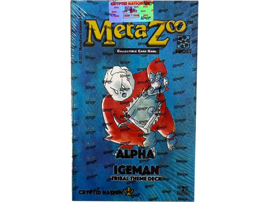 Trading Card Games Metazoo - Cryptid Nation - 2nd Edition - Theme Deck - Alpha Iceman - Cardboard Memories Inc.