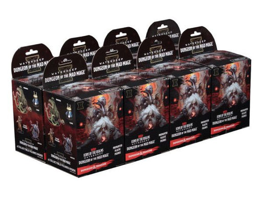 Role Playing Games Wizards of the Coast - Dungeons and Dragons - Icons of the Realms - Waterdeep Dungeon Mad Mage - Booster Brick - Cardboard Memories Inc.