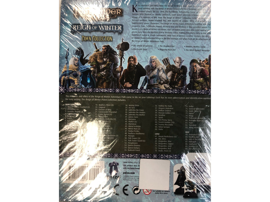 Role Playing Games Paizo - Pathfinder - Pawns - Reign of Winter Pawn Collection - Cardboard Memories Inc.