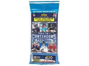 Sports Cards Panini - 2021 - Football - Contenders - Hanger Pack - Cardboard Memories Inc.