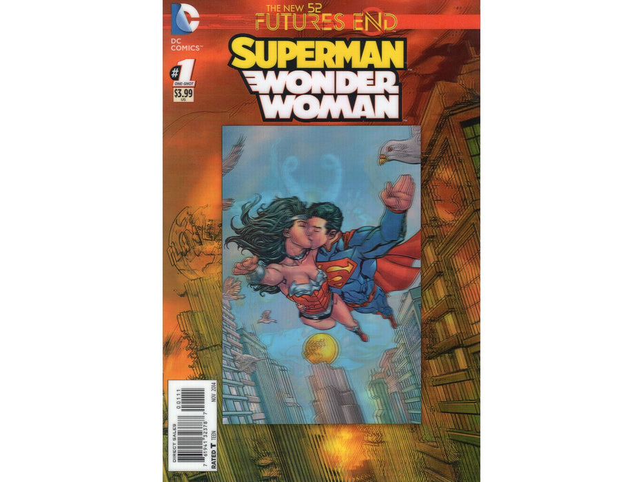 Comic Books, Hardcovers & Trade Paperbacks DC Comics - THE NEW 52 FUTURES END SUPERMAN WONDER WOMAN 1 - 3D Cover - Cardboard Memories Inc.