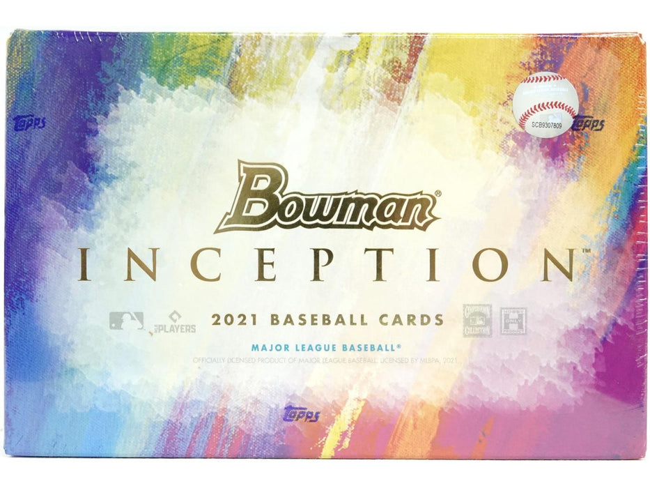 Sports Cards Topps - 2021 - Baseball - Bowman Inception - Hobby Box - Cardboard Memories Inc.