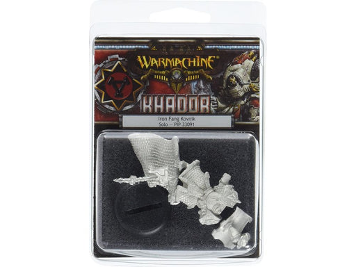 Collectible Miniature Games Privateer Press - Warmachine - Khador - Iron Fang Kovnik Solo - PIP 33091 - Cardboard Memories Inc.
