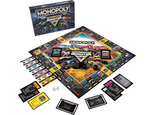 Board Games Usaopoly - Monopoly - Monster Jam - Cardboard Memories Inc.