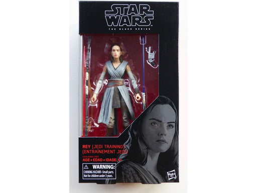 Action Figures and Toys Hasbro - Star Wars - The Black Series - Rey - Jedi Training - Cardboard Memories Inc.