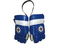 Supplies Top Dog - NHL - Mini Gloves - Winnipeg Jets - Cardboard Memories Inc.