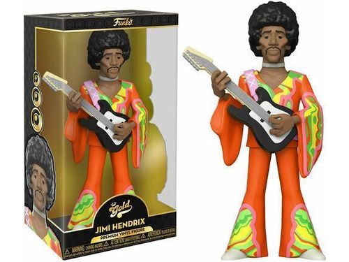 Action Figures and Toys Funko - Gold - Music - Jimi Hendrix - 12" Premium Figure - Cardboard Memories Inc.