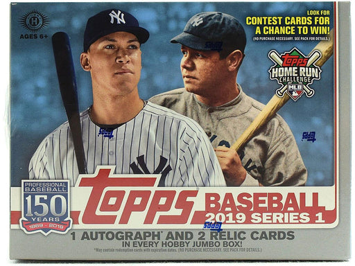 Sports Cards Topps - 2019 - Baseball - Series 1 - Jumbo Box - Cardboard Memories Inc.