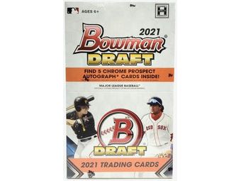 Sports Cards Topps - 2021 - Baseball Trading Cards - Bowman Draft - Super Jumbo Box - Cardboard Memories Inc.
