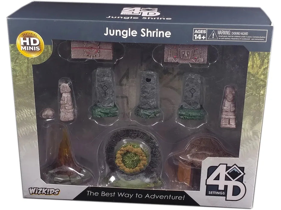 Role Playing Games Wizkids - 4D Settings - Jungle Shrine - Cardboard Memories Inc.