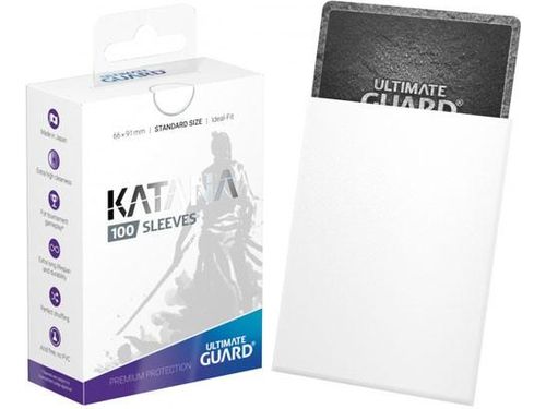 Supplies Ultimate Guard - Katana Sleeves - Standard - White - Cardboard Memories Inc.