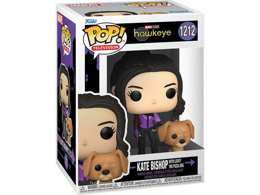 Action Figures and Toys POP! - Movies - Marvel - Hawkeye - Kate Bishop with Lucky the Pizza Dog - Cardboard Memories Inc.