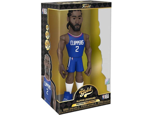 Action Figures and Toys Funko - Gold - Sports - NBA - Kawhi Leonard - Los Angeles Clippers - 12" Premium Figure - Cardboard Memories Inc.