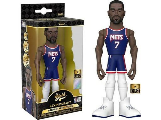 Action Figures and Toys Funko - Gold - Sports - NBA - Brooklyn Nets - Kevin Durant - Chase - Premium Figure - Cardboard Memories Inc.