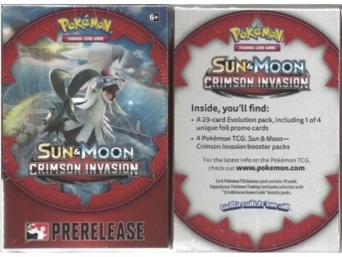 Trading Card Games Pokemon - Sun and Moon - Crimson Invasion - Pre-Release Kit - Cardboard Memories Inc.