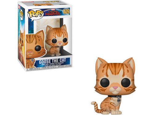 Action Figures and Toys POP! - Movies - Captain Marvel - Goose The Cat - Cardboard Memories Inc.