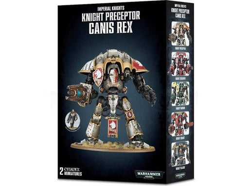 Collectible Miniature Games Games Workshop - Warhammer 40K - Imperial Knights - Knight Preceptor Canis Rex - 54-15 - Cardboard Memories Inc.