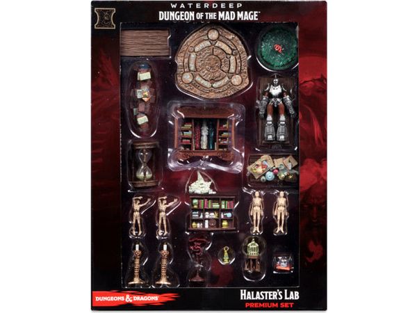 Role Playing Games Wizkids - Dungeons and Dragons - Icons of the Realms - Waterdeep Dungeon of the Mad Mage - Halaster's Lab Premium Set - Cardboard Memories Inc.