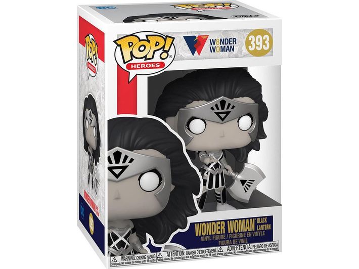 Action Figures and Toys POP! - DC Heroes - Wonder Woman 80th Anniversary - Wonder Woman Black Lantern - Cardboard Memories Inc.