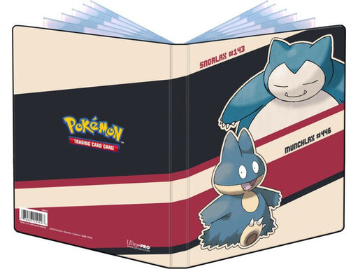 Trading Card Games Pokemon - Snorlax and Munchlax - 4 Pocket Portfolio Binder - Cardboard Memories Inc.