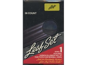 Sports Cards Leaf- 1991 - Baseball - Series 1 - Hobby Box - Cardboard Memories Inc.