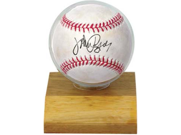 Supplies Ultra Pro - Baseball Ball - Display Case - Light Wood - Cardboard Memories Inc.