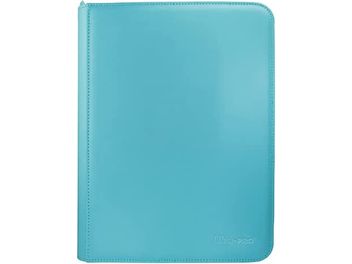 Supplies Ultra Pro - 9 Pocket Zip Binder Pro - Vivid - Light Blue - Cardboard Memories Inc.