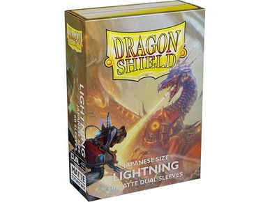 Supplies Arcane Tinmen - Dragon Shield Duel Sleeves - Lightning Matte Japanese Size - 60 Count - Cardboard Memories Inc.