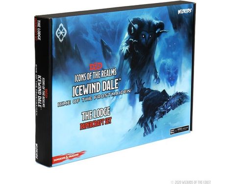 Role Playing Games Wizards of the Coast - Dungeons and Dragons - Icons of the Realms - Icewind Dale - Rime of The Frostmaiden - The Lodge Papercraft Set - Cardboard Memories Inc.