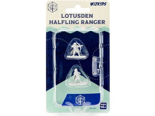 Role Playing Games Wizkids - Critical Roll - Unpainted Miniatures - Lotusden Halfling Ranger Male - 90382 - Cardboard Memories Inc.