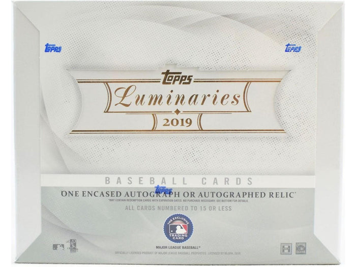 Sports Cards Topps - 2019 - Baseball - Luminaries - Hobby Box - Cardboard Memories Inc.