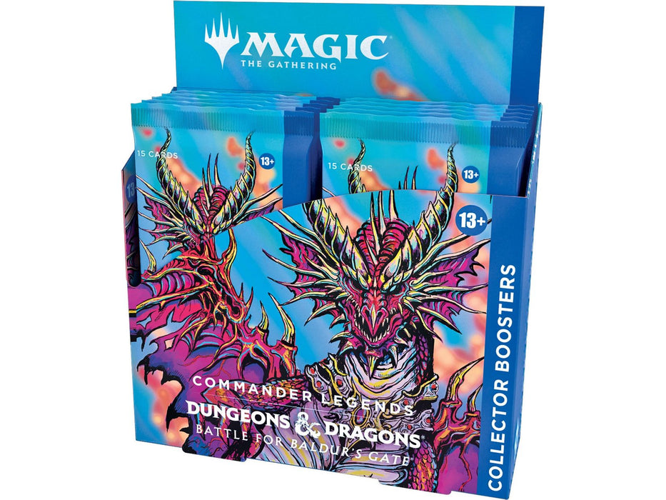 Trading Card Games Magic the Gathering - Commander Legends - Dungeons and Dragons - Battle for Baldurs Gate - Collector Booster Box - Cardboard Memories Inc.