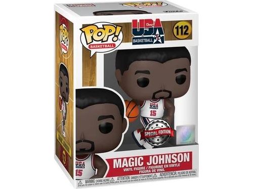 Action Figures and Toys POP! - Sports - NBA - Team USA - Magic Johnson - Special Edition - Cardboard Memories Inc.