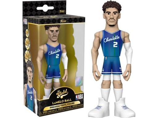 Action Figures and Toys Funko - Gold - Sports - NBA - Charlotte Hornets - Lamelo Ball - Premium Figure - Cardboard Memories Inc.