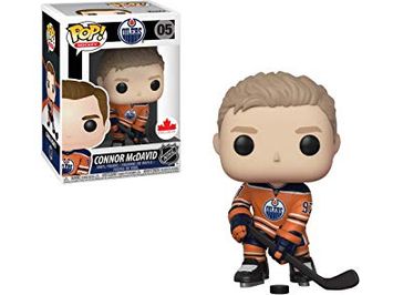Action Figures and Toys POP! - Sports - NHL - Edmonton Oilers - Connor McDavid - Orange - Cardboard Memories Inc.
